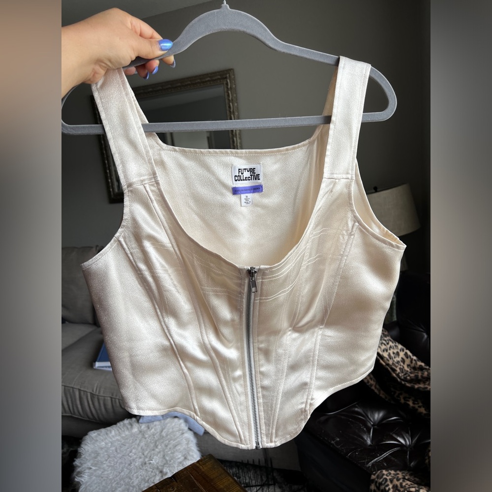 Satin Corset Top